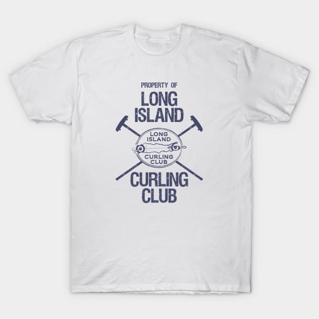 Property of Long Island Curling Club - Brooms T-Shirt by licurling